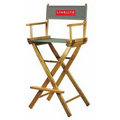 DC30N - 30" high, Natural Wood Finish Director's Chair with Canvas set